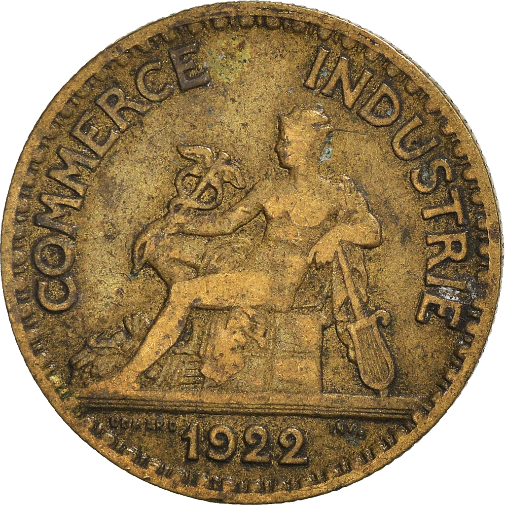 Moneda, Francia, 50 Centimes, 1922