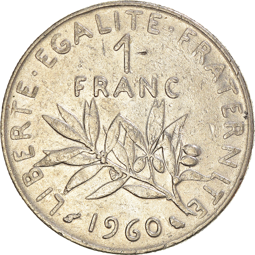 Moneda, Francia, Franc, 1960