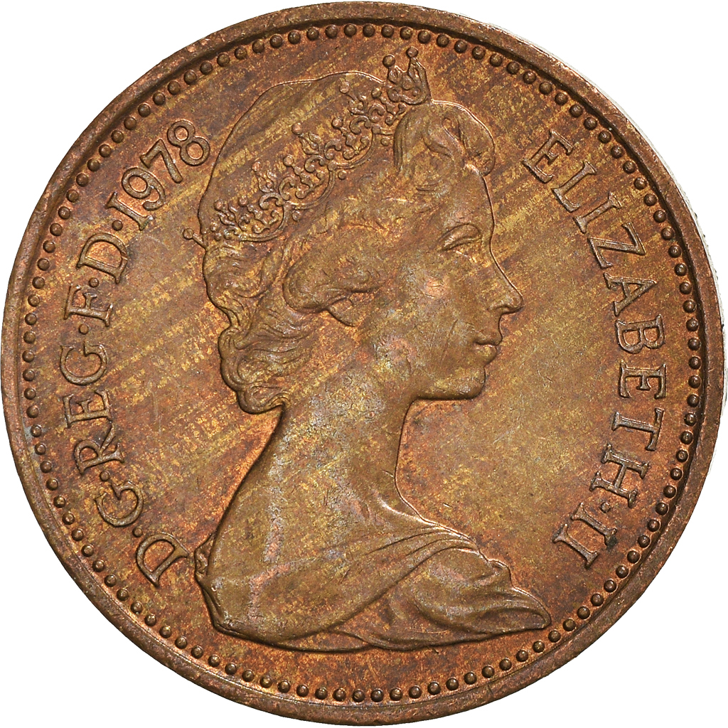 Moneda, Gran Bretaña, New Penny, 1978