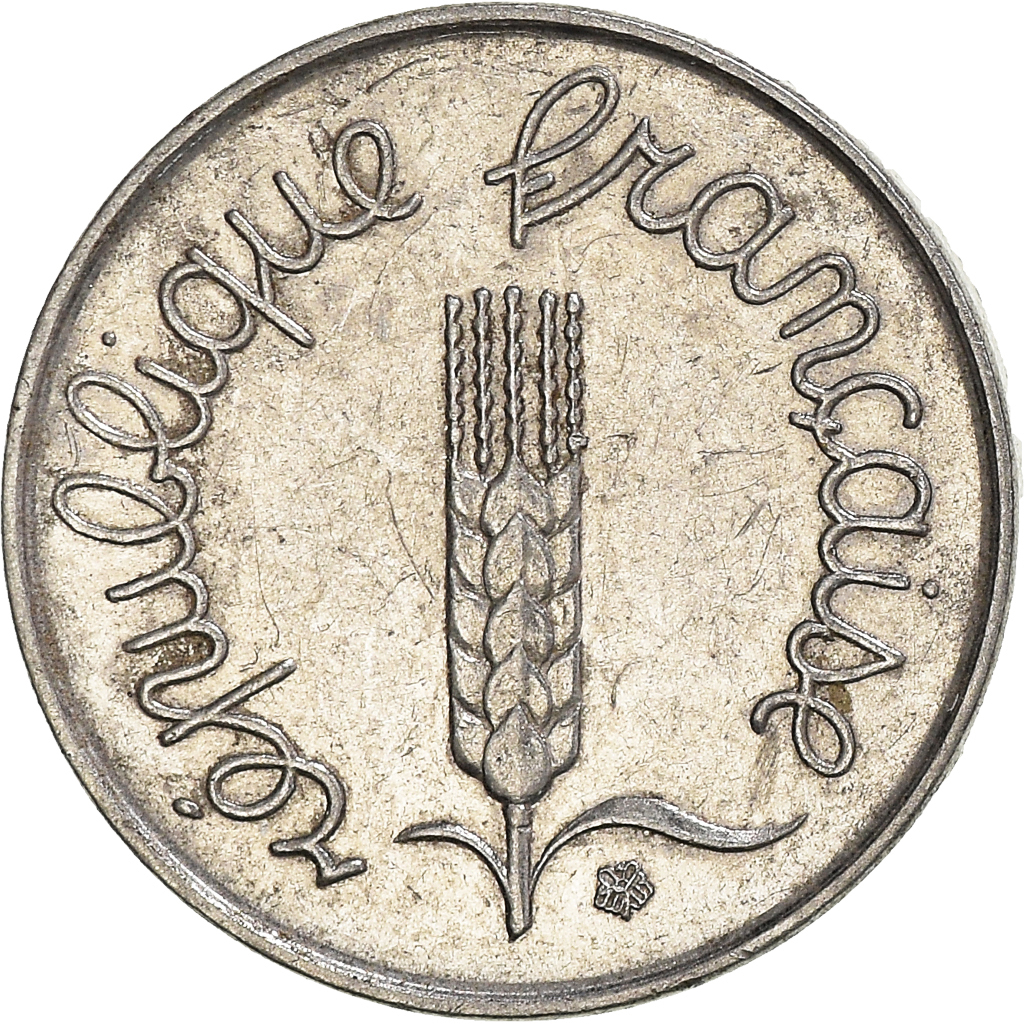 Moneda, Francia, Centime, 1970