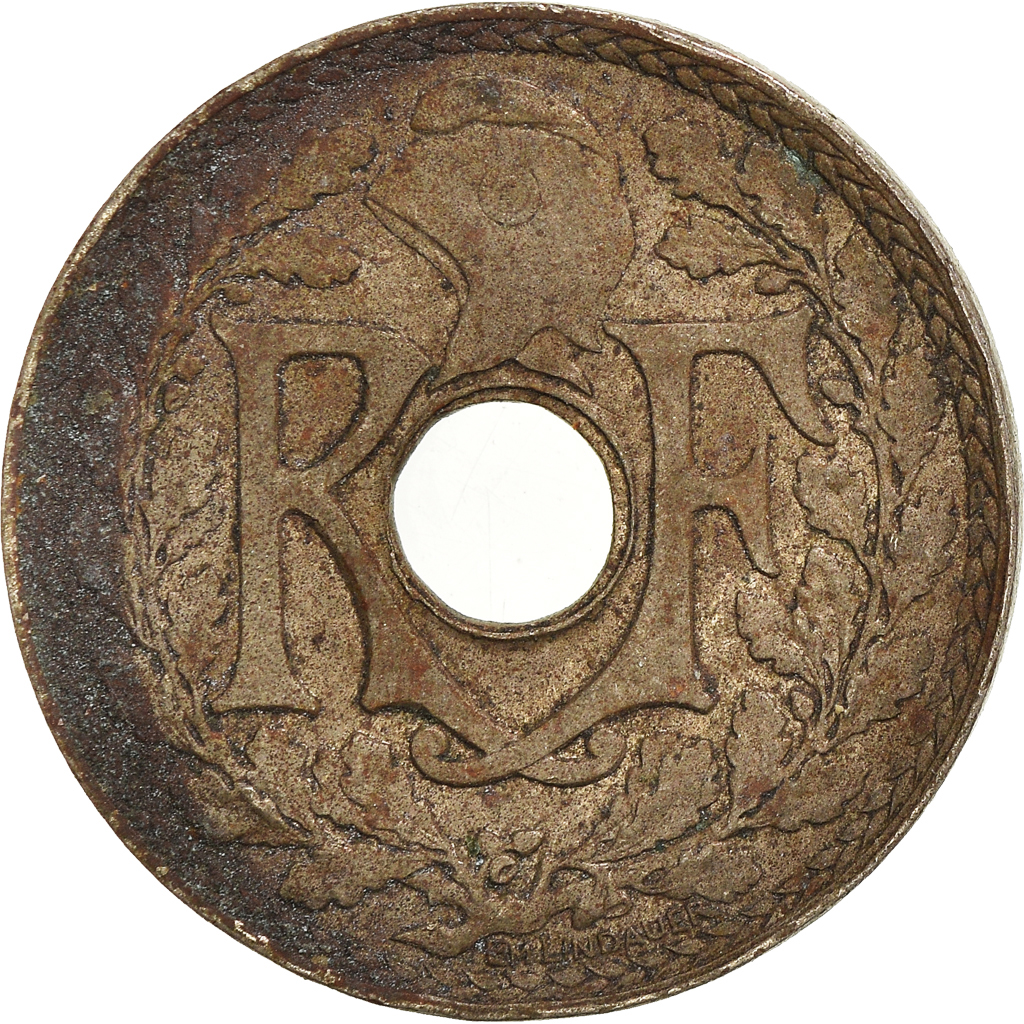 Moneda, Francia, 10 Centimes, 1936