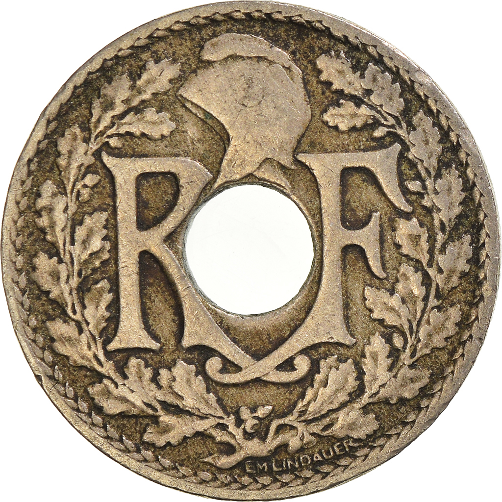Moneda, Francia, 10 Centimes, 1922