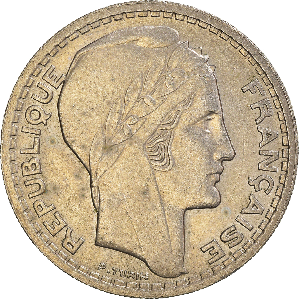 Moneda, Francia, 10 Francs, 1947