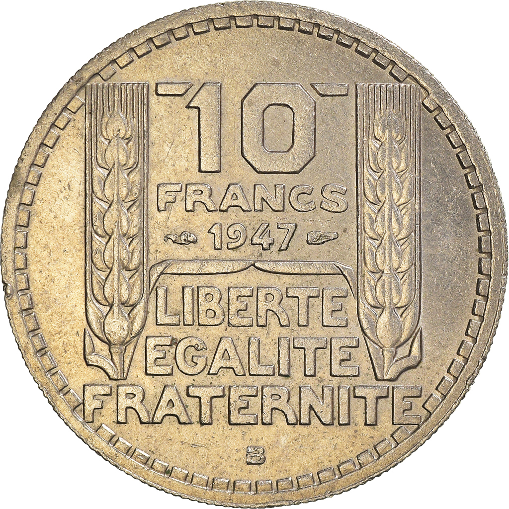 Moneda, Francia, 10 Francs, 1947