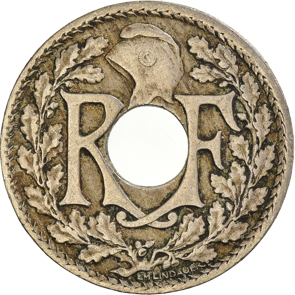 Moneda, Francia, 10 Centimes, 1924
