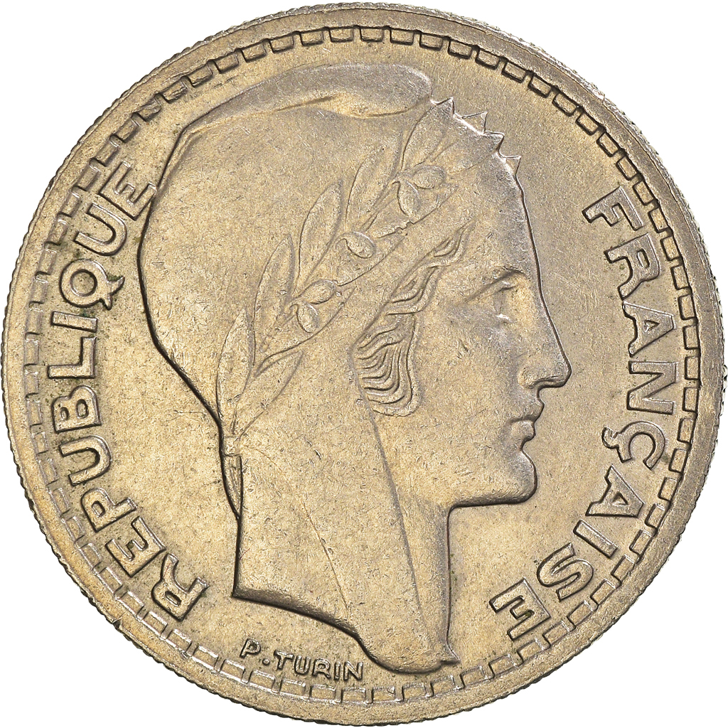 Moneda, Francia, 10 Francs, 1947