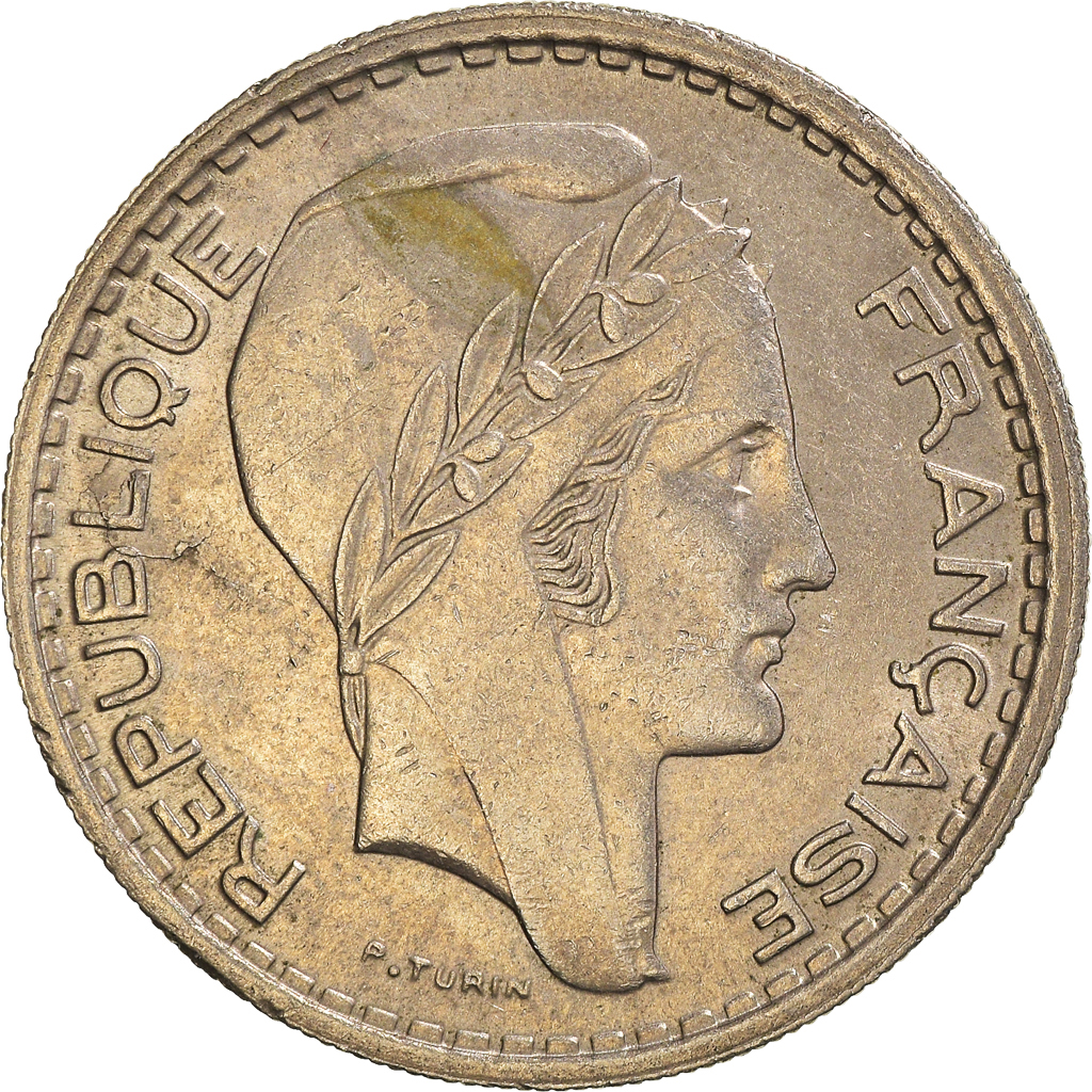 Moneda, Francia, 10 Francs, 1948