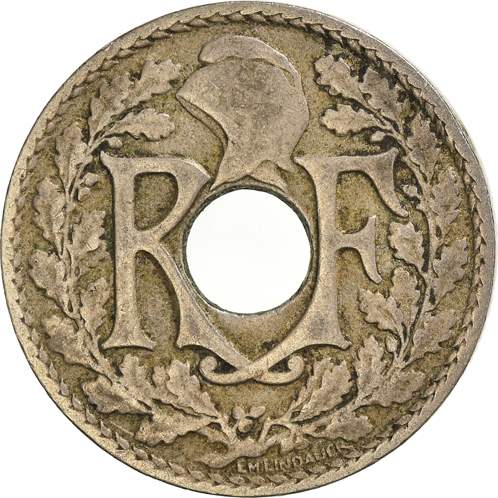 Moneda, Francia, 10 Centimes, 1920