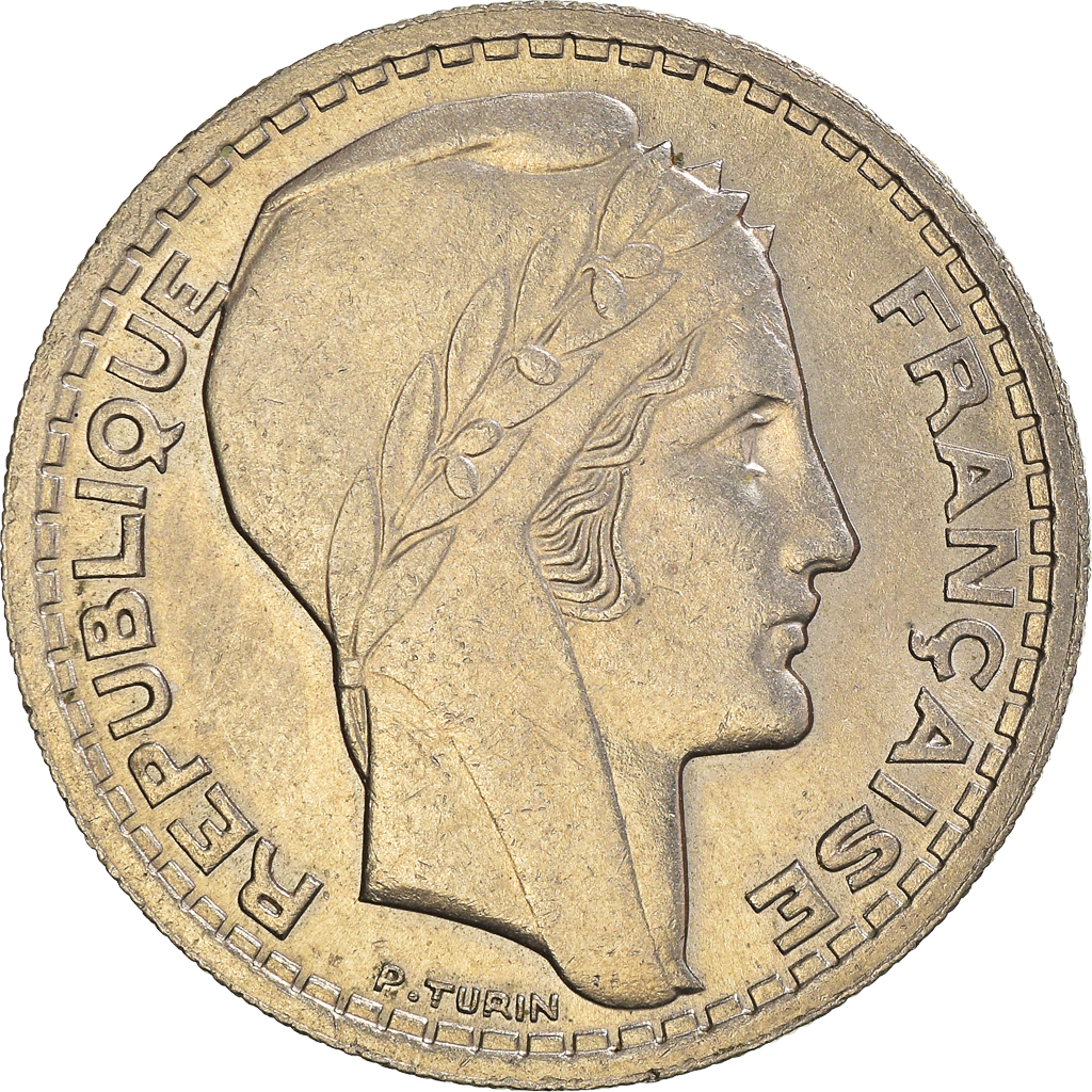 Moneda, Francia, 10 Francs, 1947