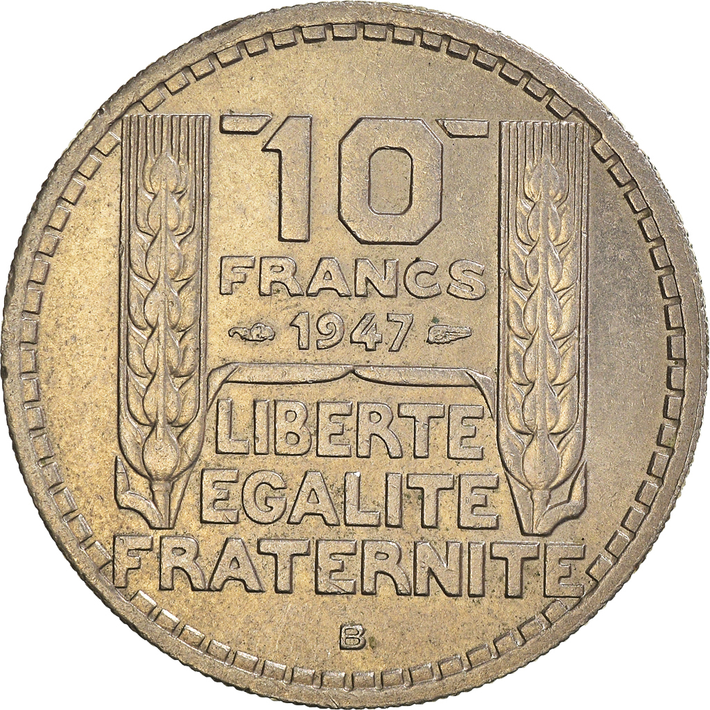 Moneda, Francia, 10 Francs, 1947