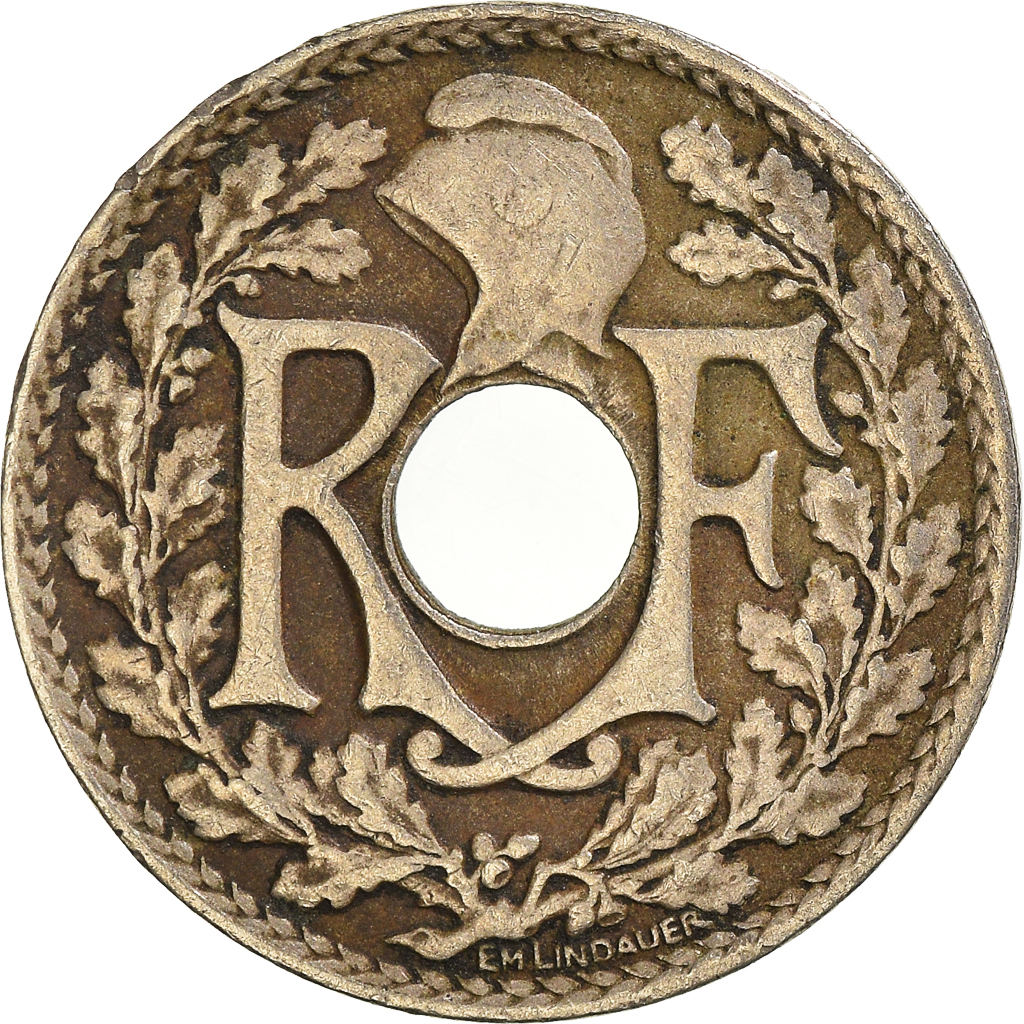 Moneda, Francia, 10 Centimes, 1925