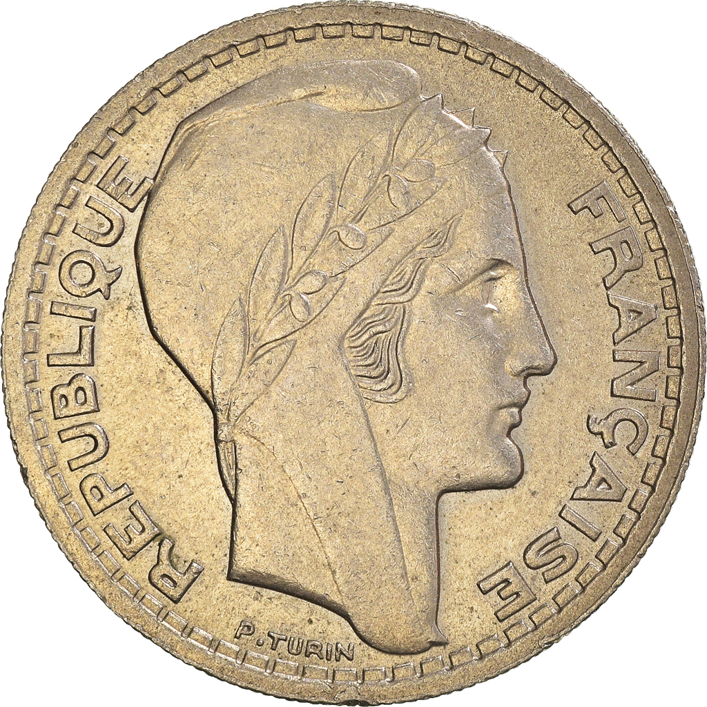 Moneda, Francia, 10 Francs, 1947