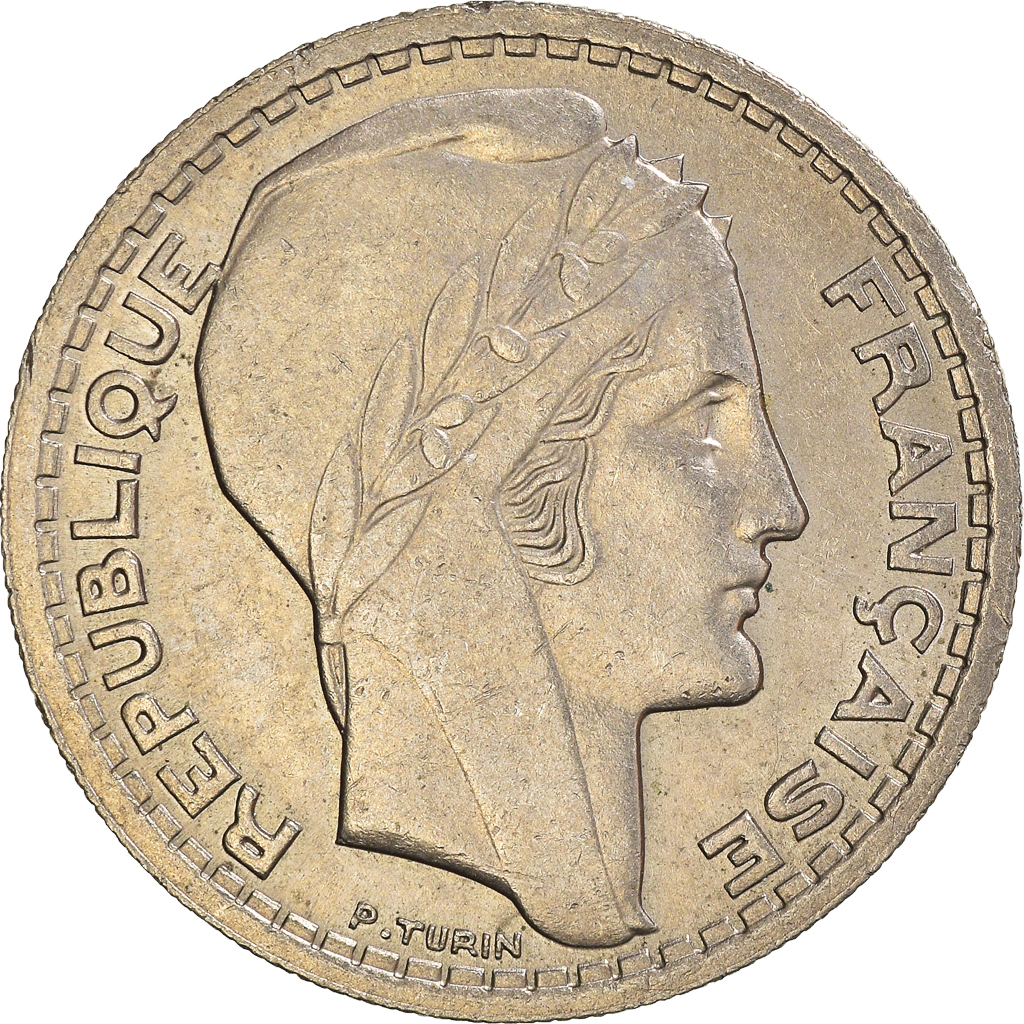 Moneda, Francia, 10 Francs, 1947