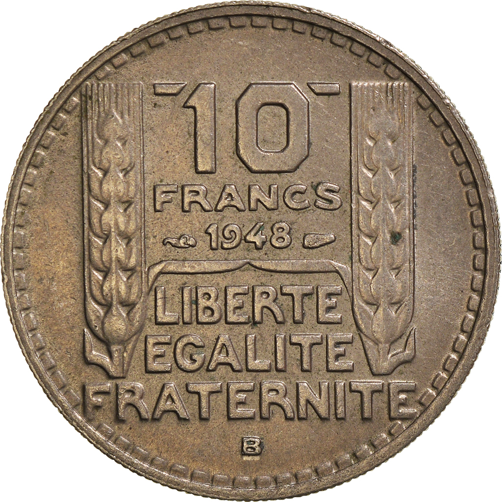 Moneda, Francia, 10 Francs, 1948