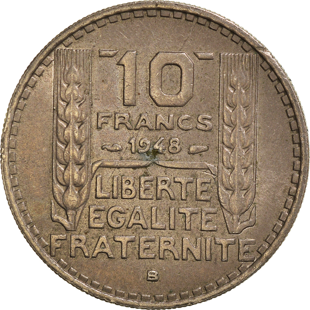 Moneda, Francia, 10 Francs, 1948