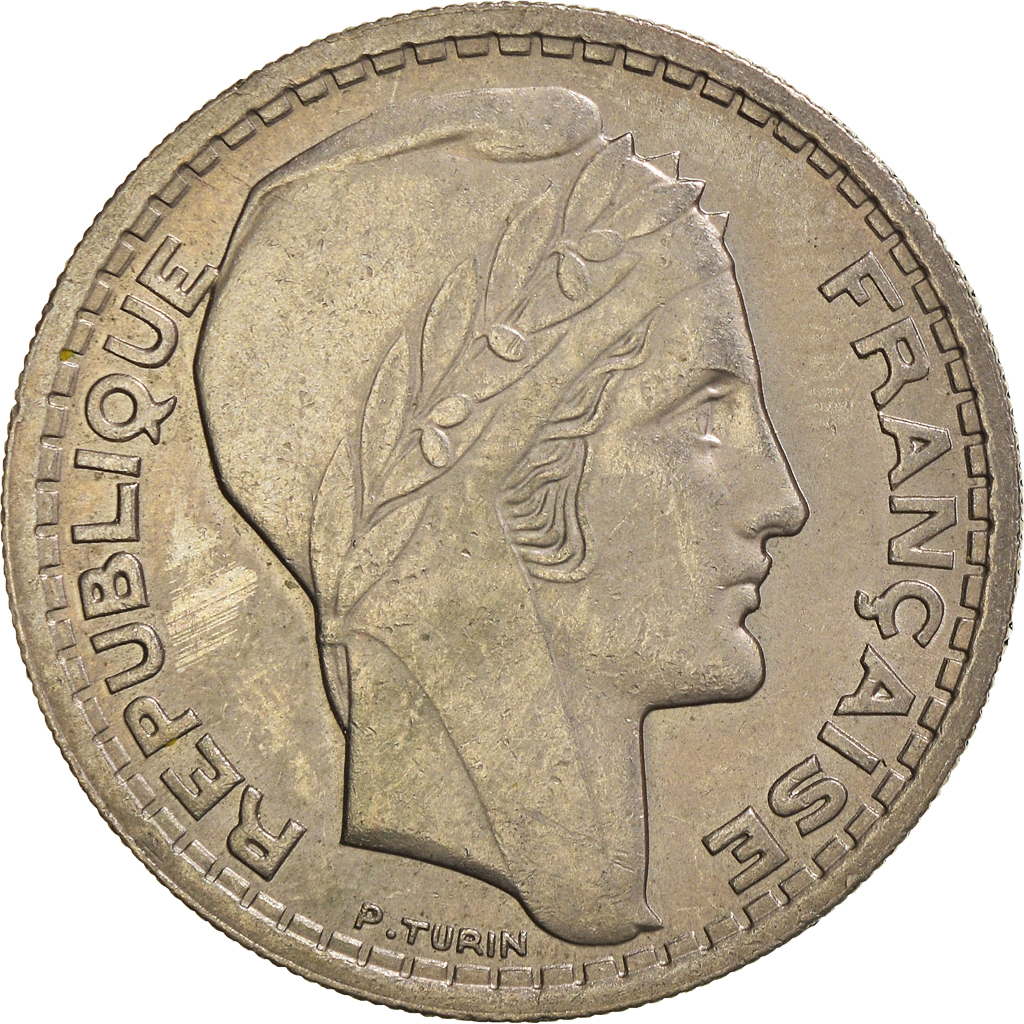 Moneda, Francia, 10 Francs, 1947