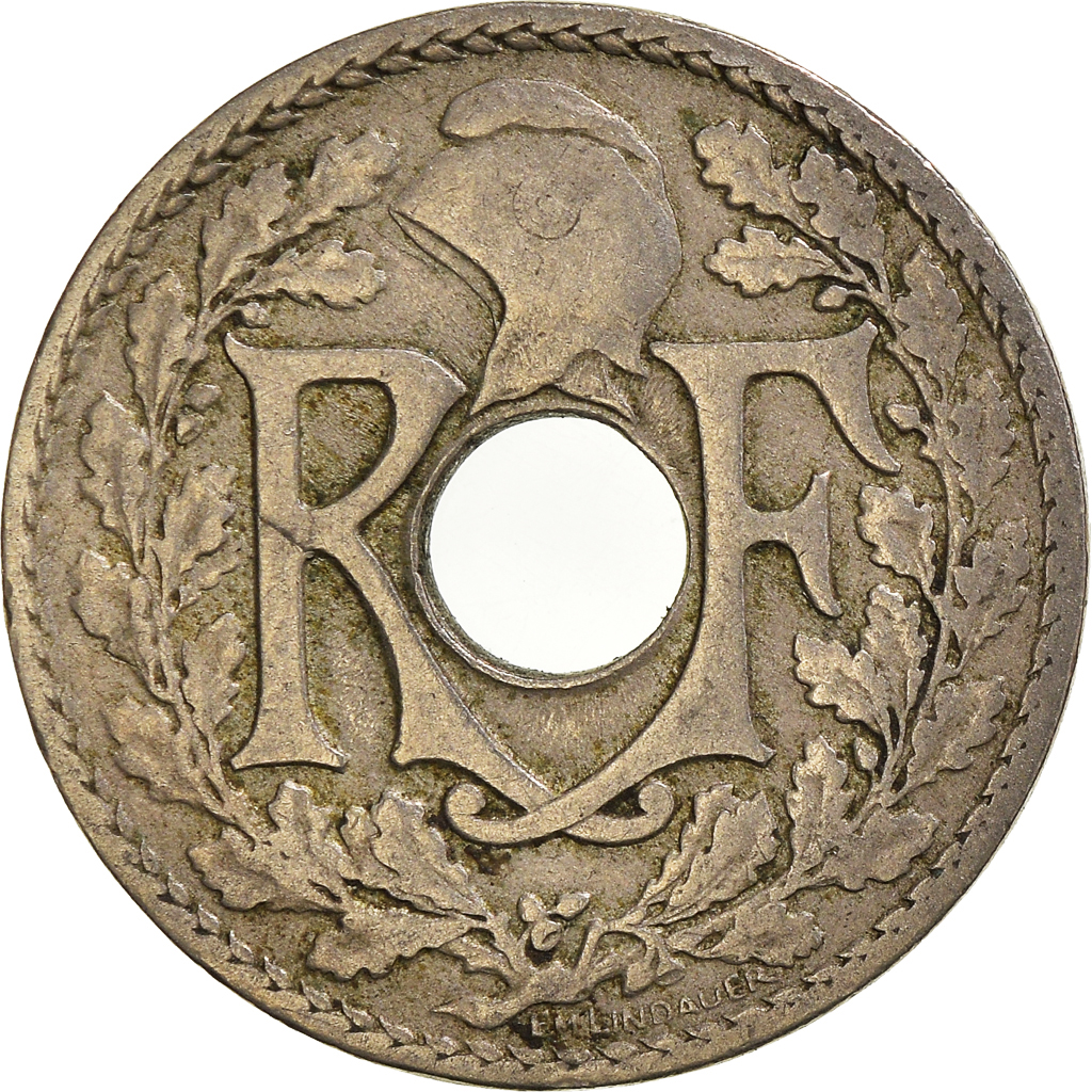 Moneda, Francia, 10 Centimes, 1922