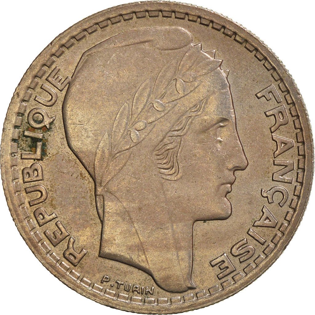 Moneda, Francia, 10 Francs, 1947