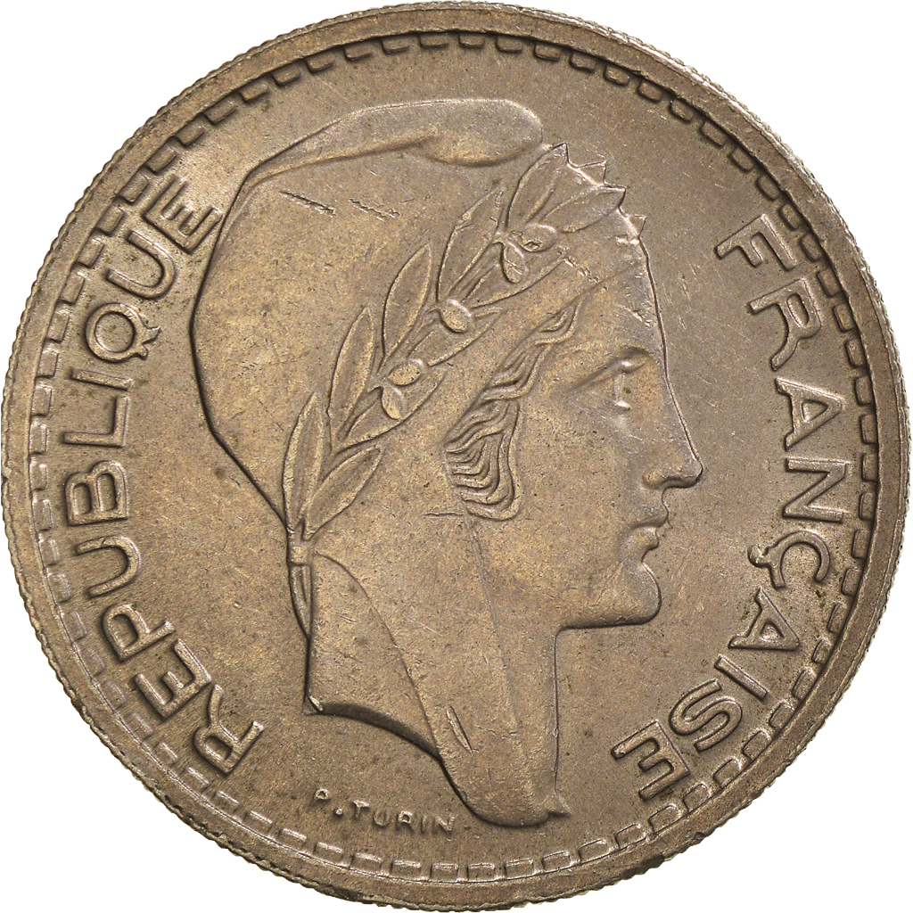 Moneda, Francia, 10 Francs, 1947