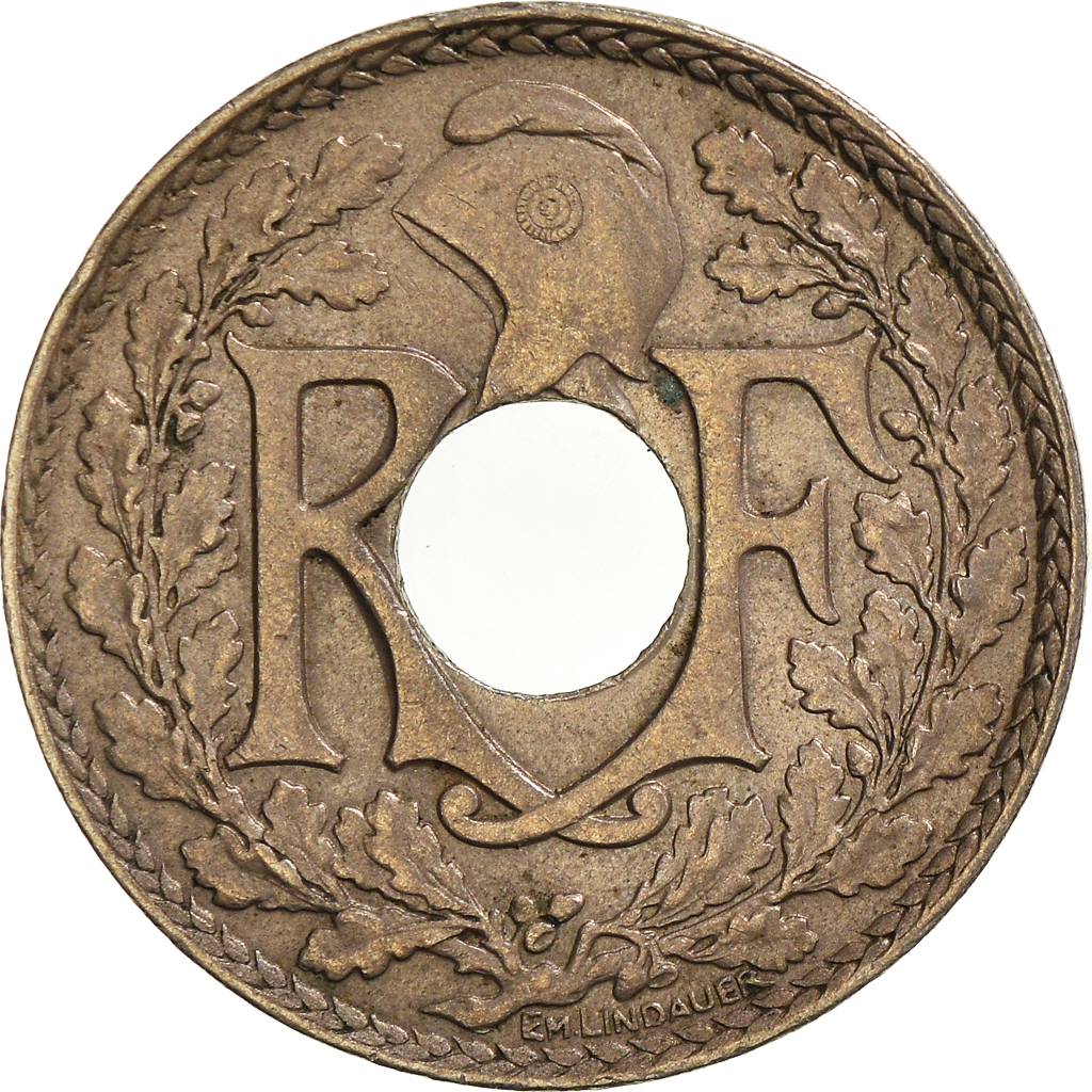 Moneda, Francia, 10 Centimes, 1919