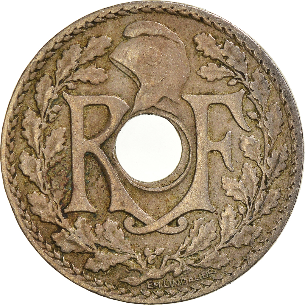 Moneda, Francia, 10 Centimes, 1927