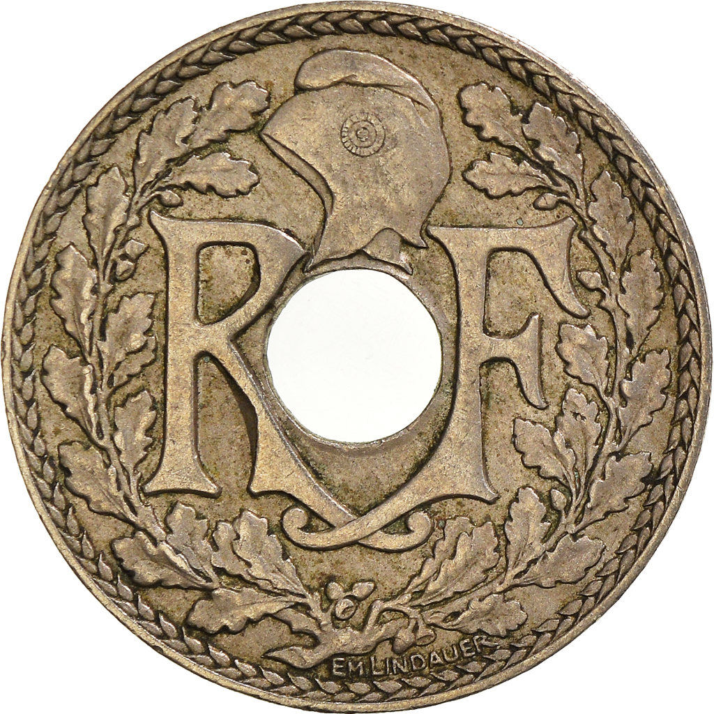 Moneda, Francia, 10 Centimes, 1936