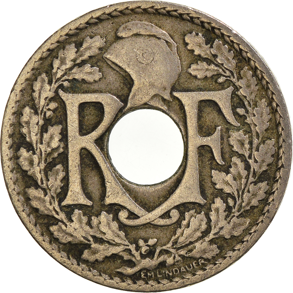 Moneda, Francia, 10 Centimes, 1921