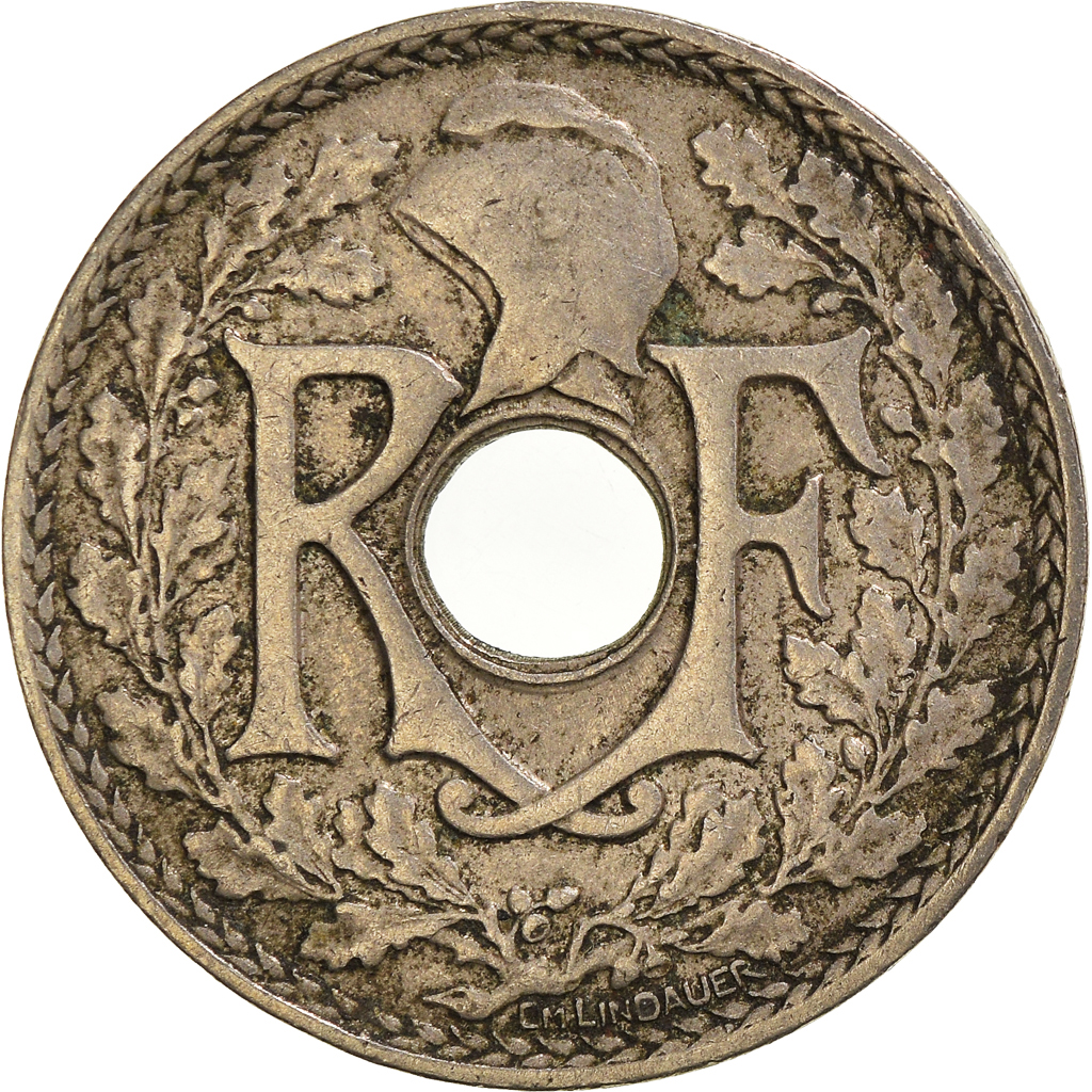 Moneda, Francia, 25 Centimes, 1924