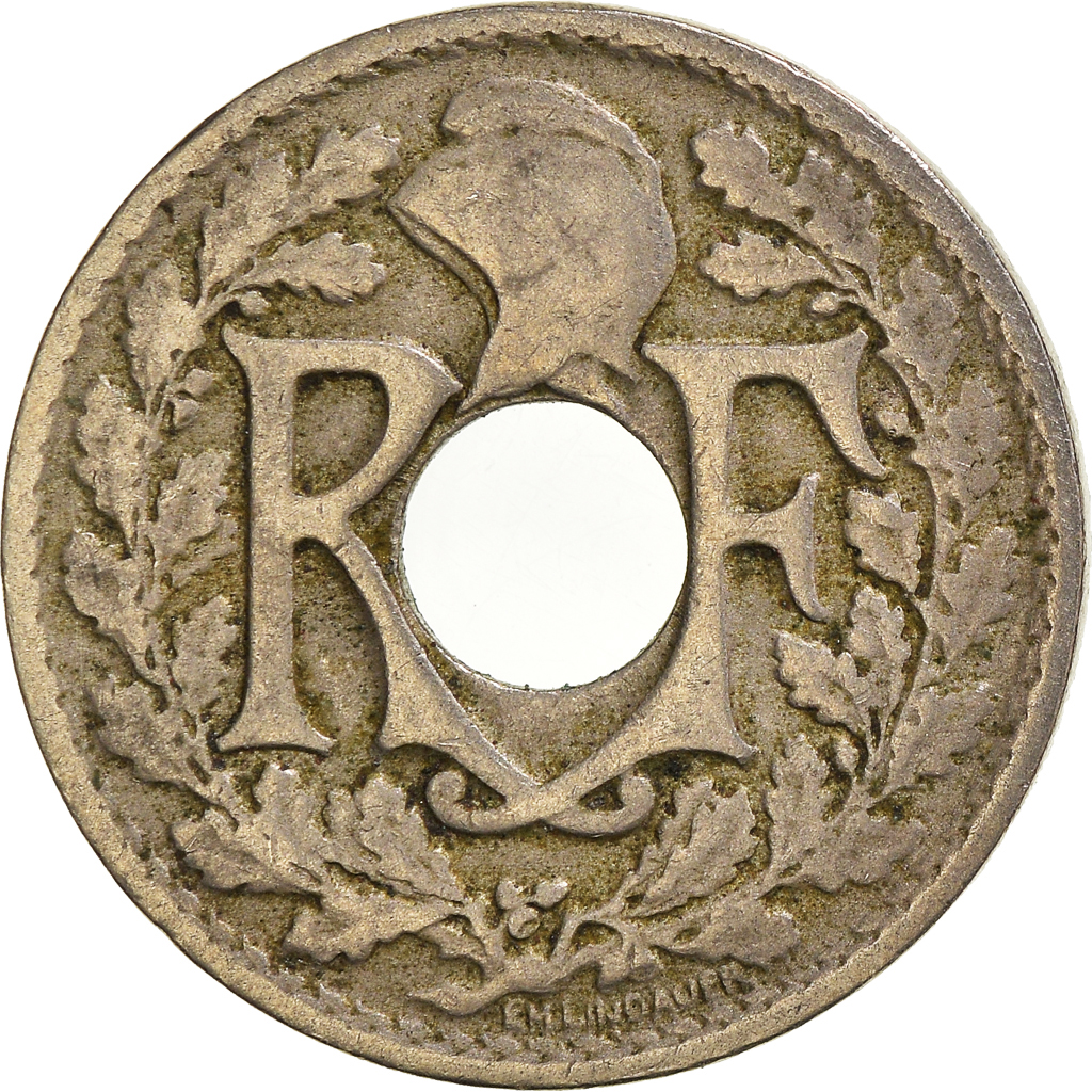 Moneda, Francia, 10 Centimes, 1918