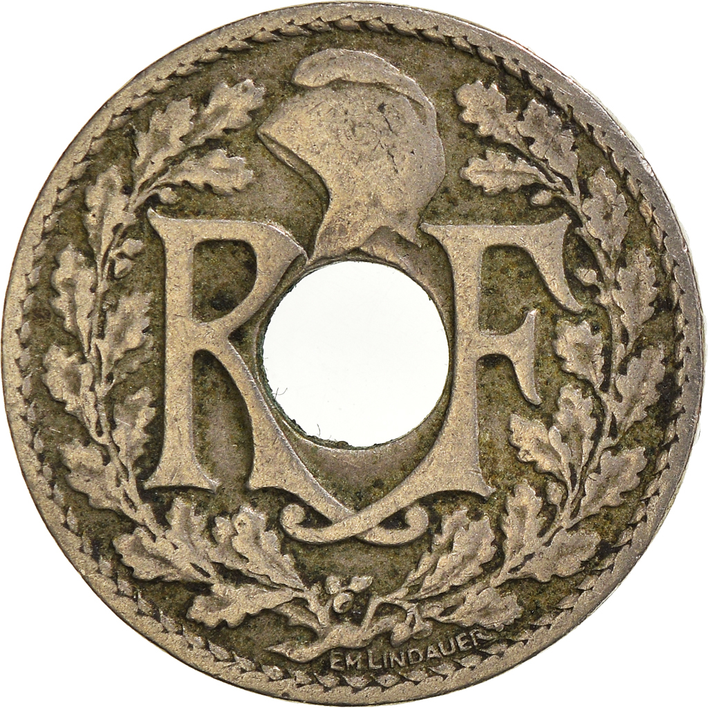 Moneda, Francia, 10 Centimes, 1924