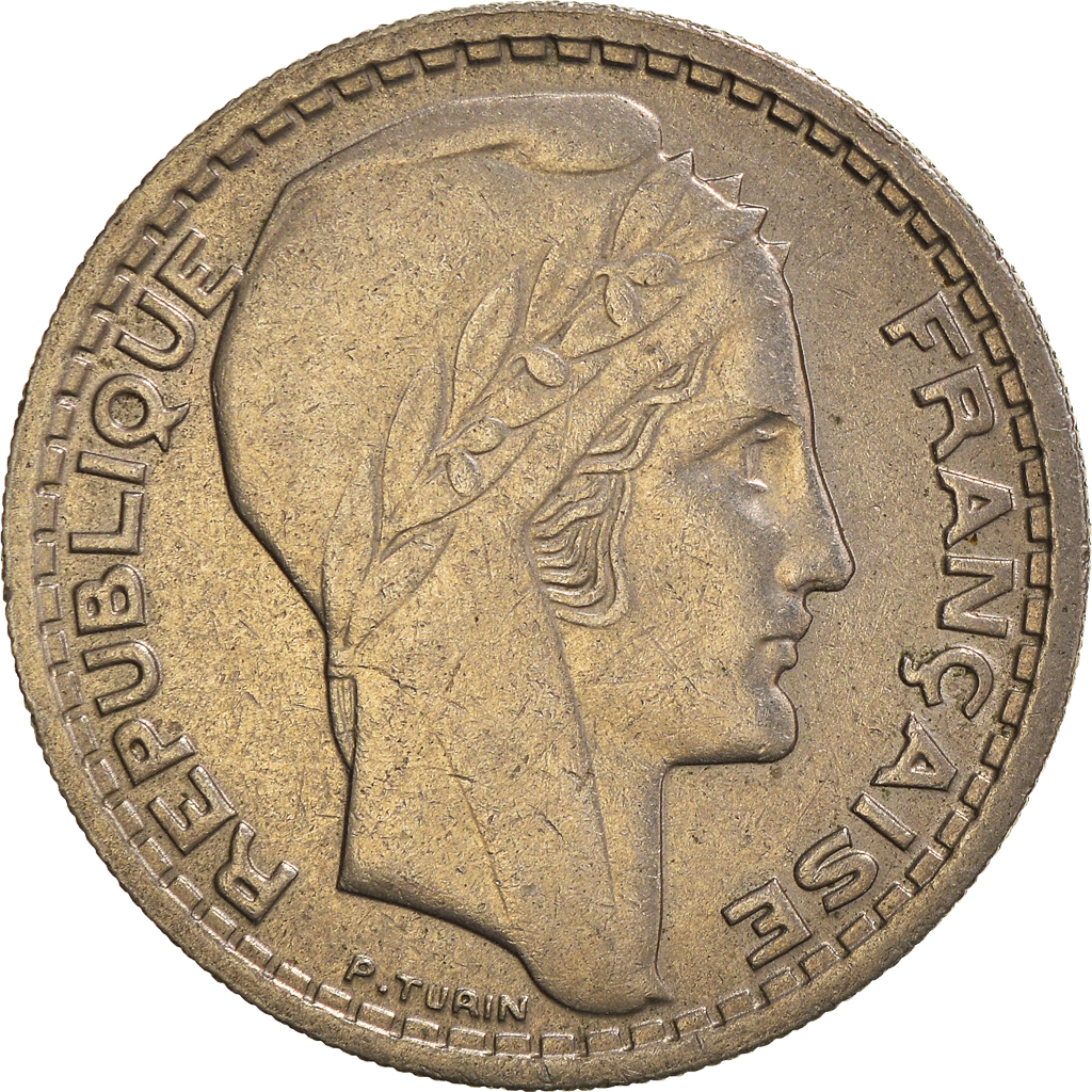 Moneda, Francia, 10 Francs, 1947