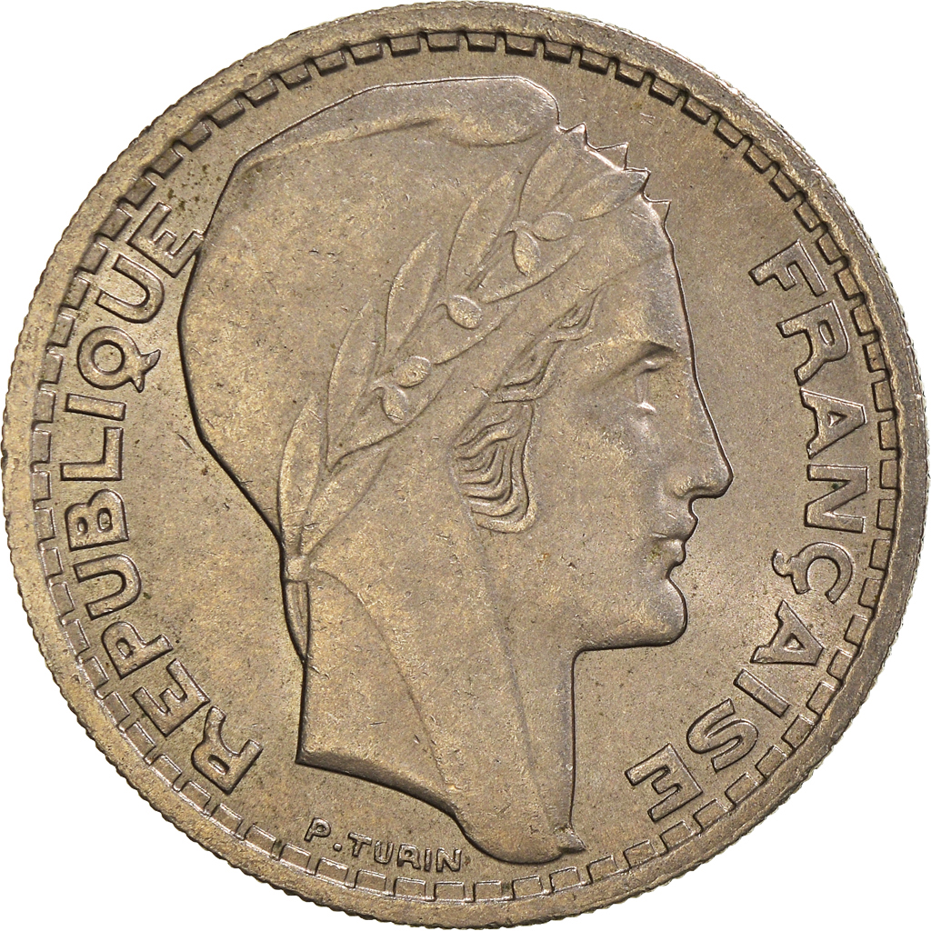 Moneda, Francia, 10 Francs, 1947