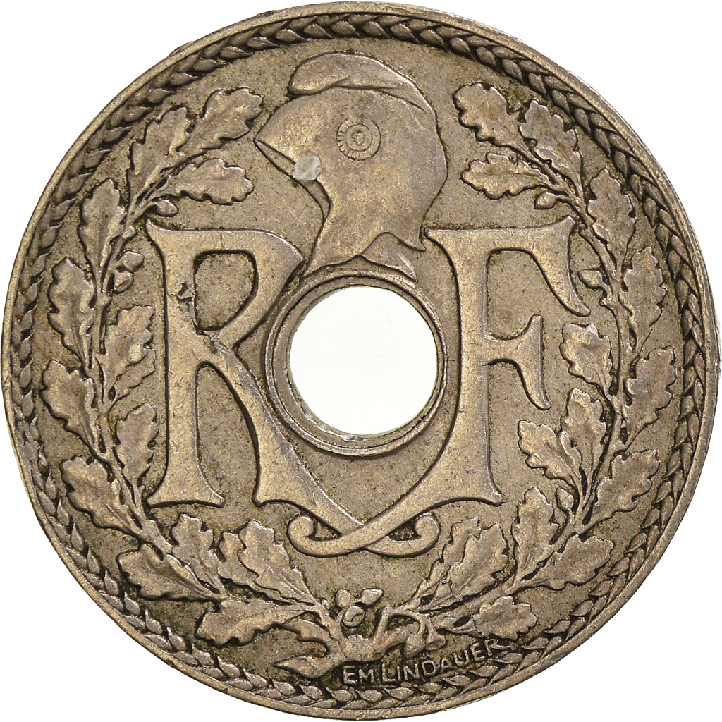 Moneda, Francia, 10 Centimes, 1935