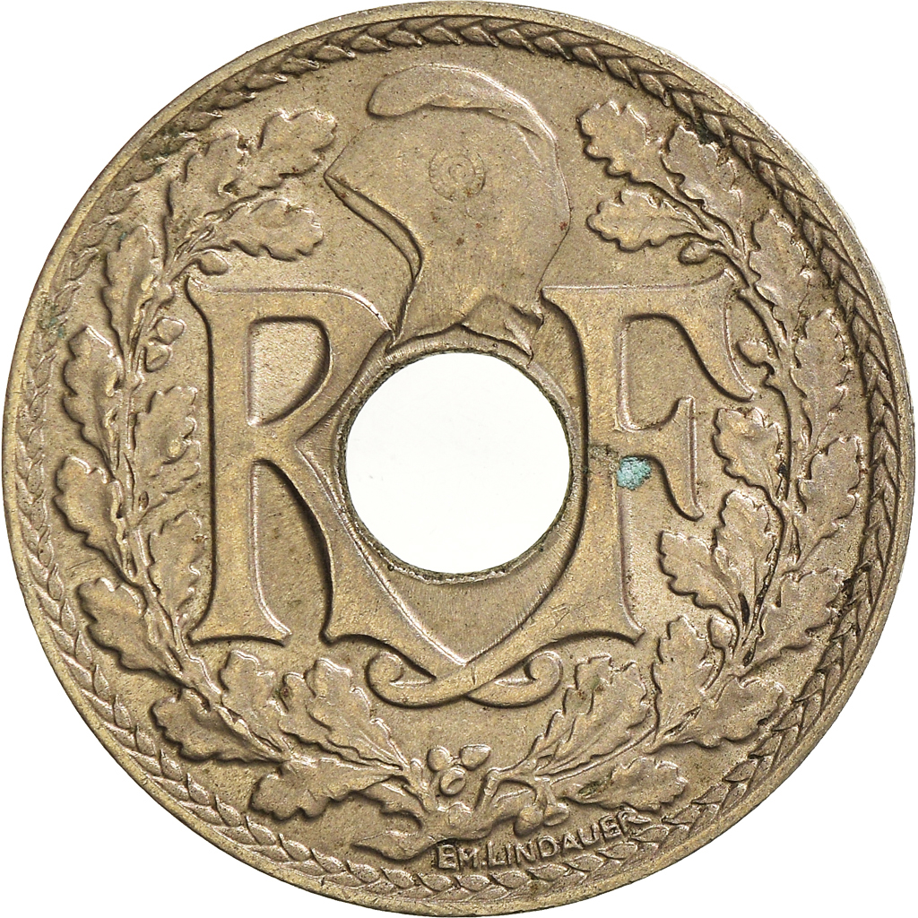 Moneda, Francia, 10 Centimes, 1938