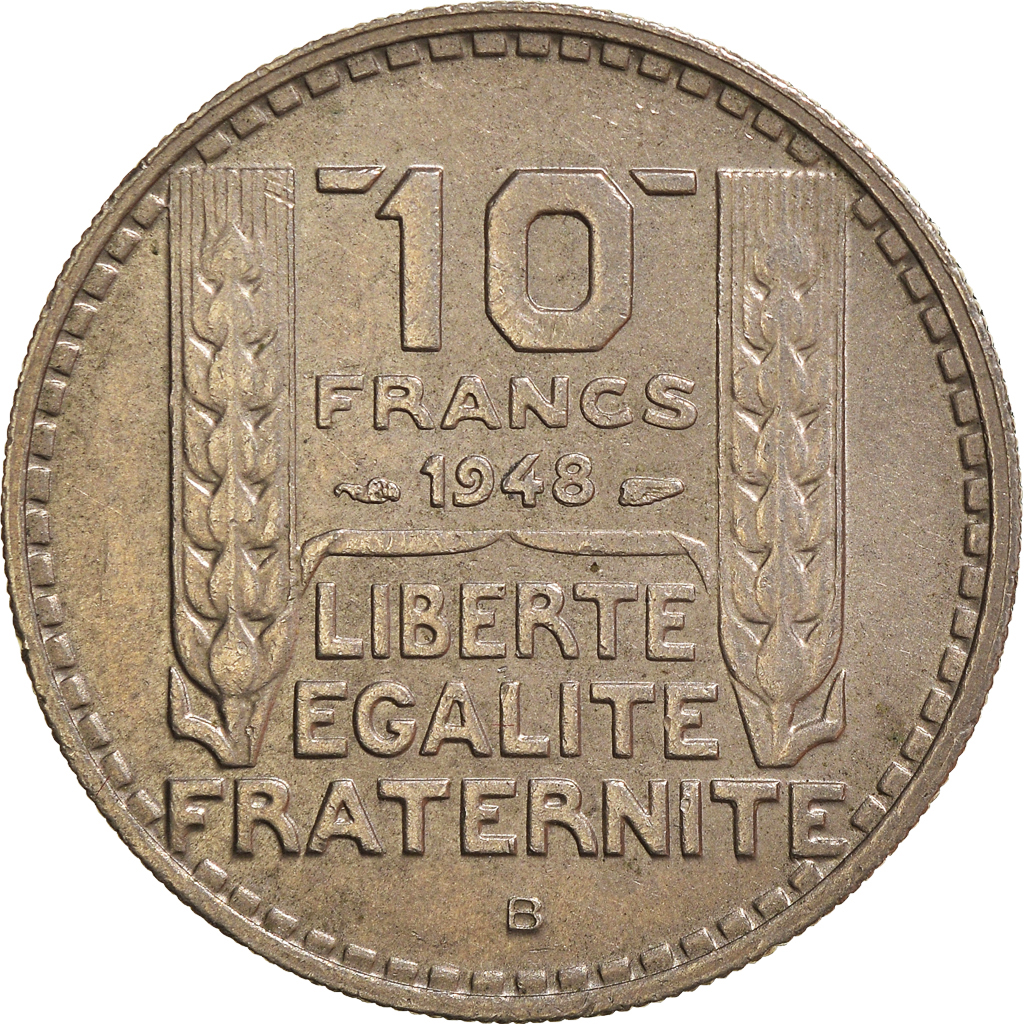 Moneda, Francia, 10 Francs, 1948