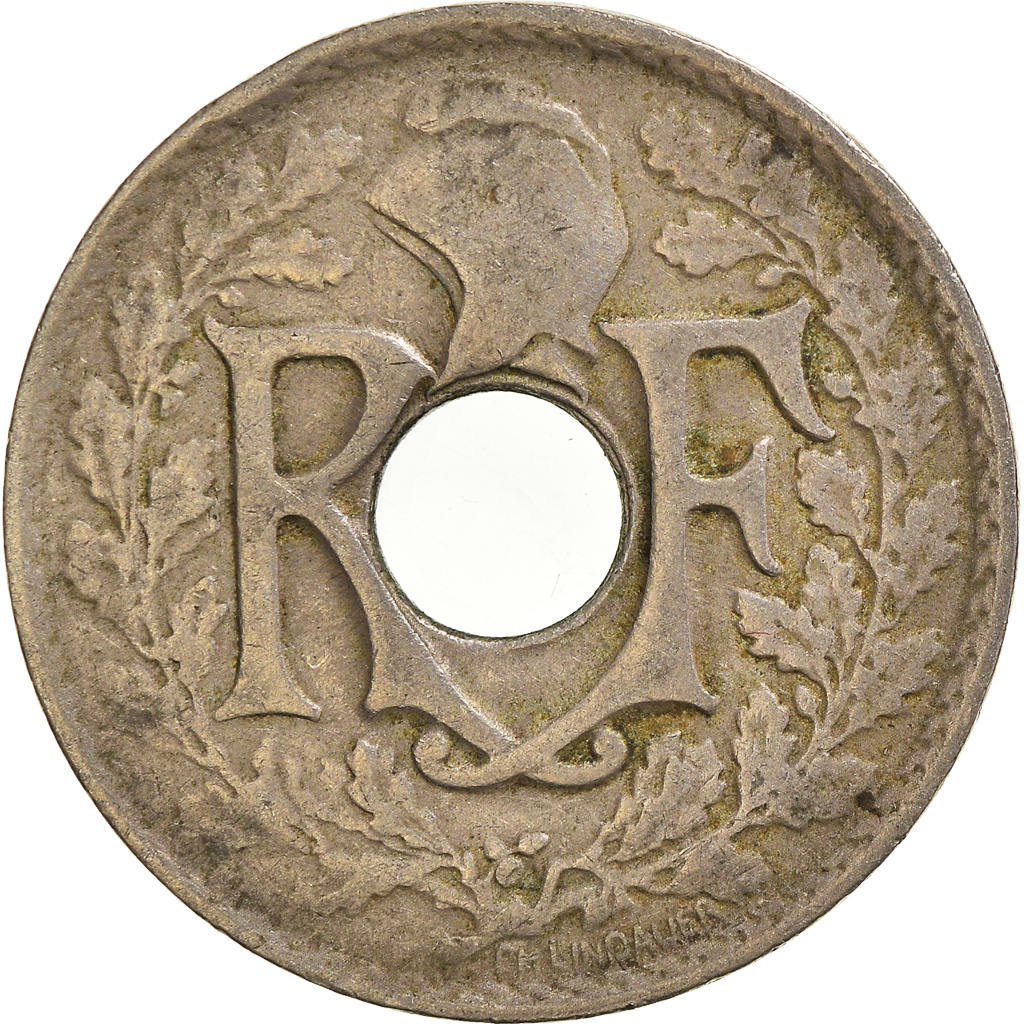 Moneda, Francia, 25 Centimes, 1921