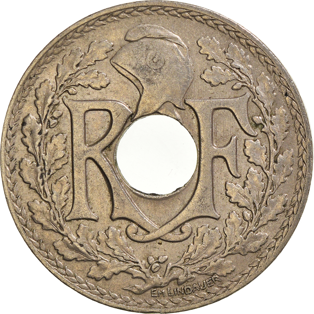 Moneda, Francia, 25 Centimes, 1933