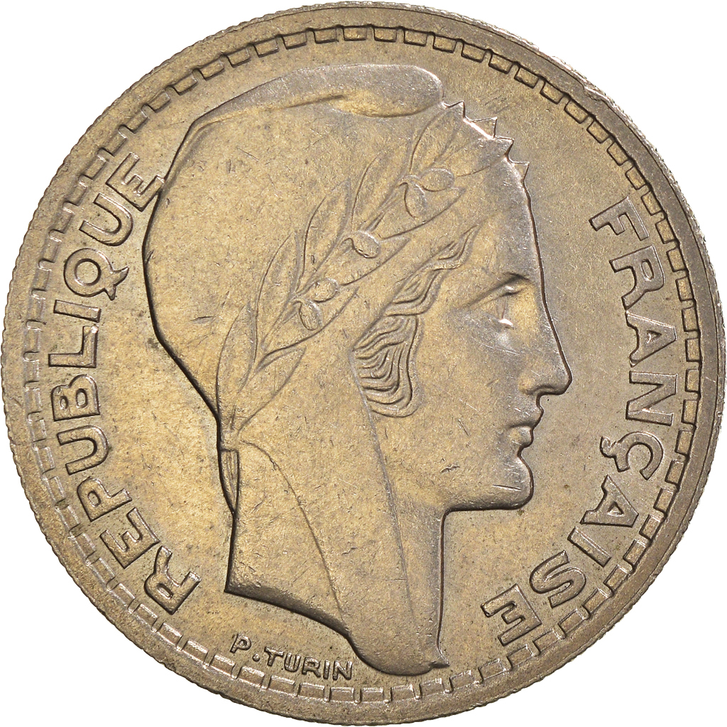 Moneda, Francia, 10 Francs, 1947
