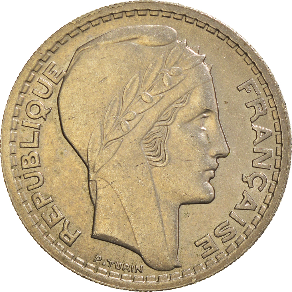 Moneda, Francia, 10 Francs, 1947