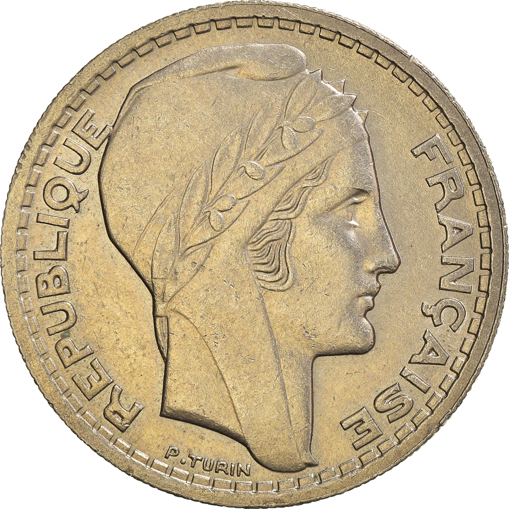 Moneda, Francia, 10 Francs, 1947