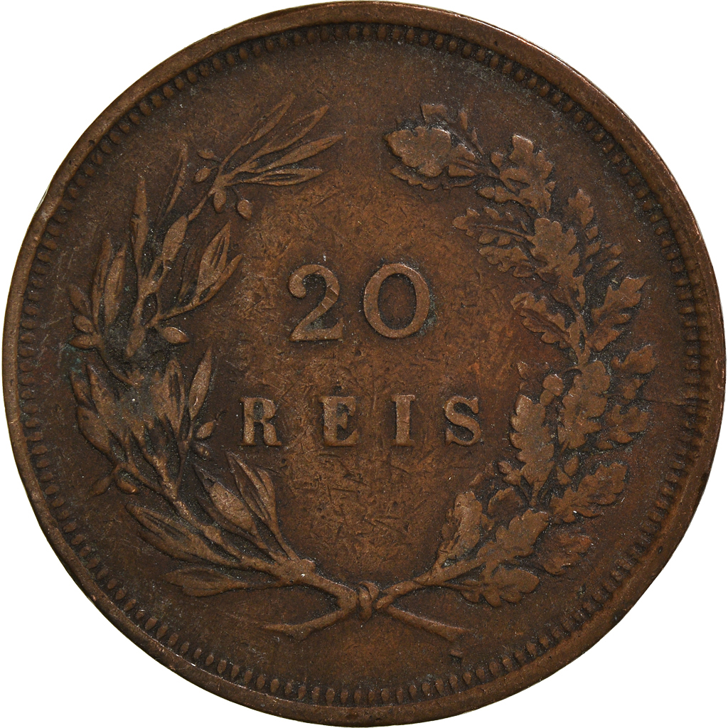 Moneda, Portugal, 20 Reis, 1891