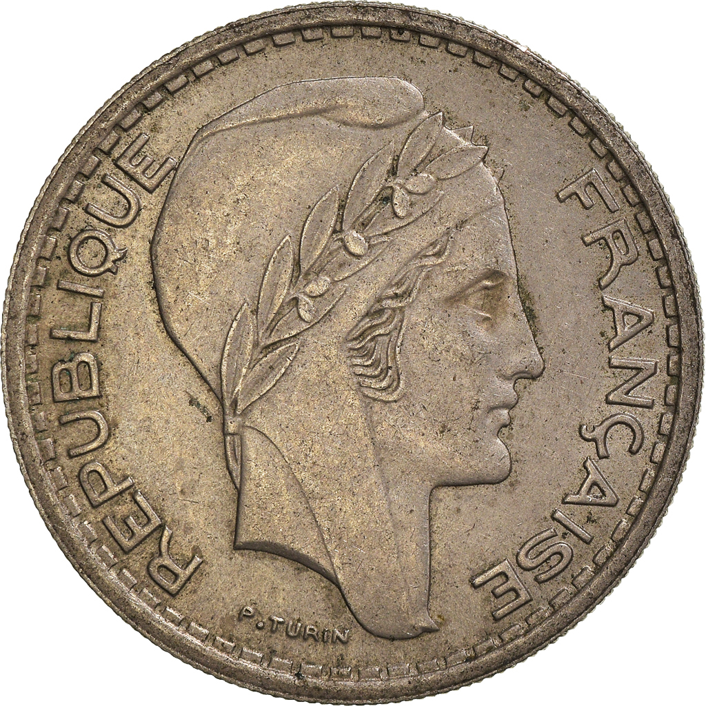 Moneda, Francia, 10 Francs, 1949