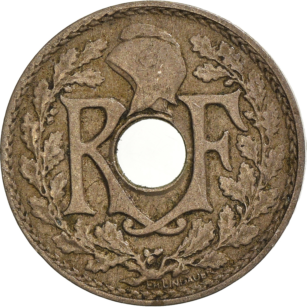 Moneda, Francia, 5 Centimes, 1923