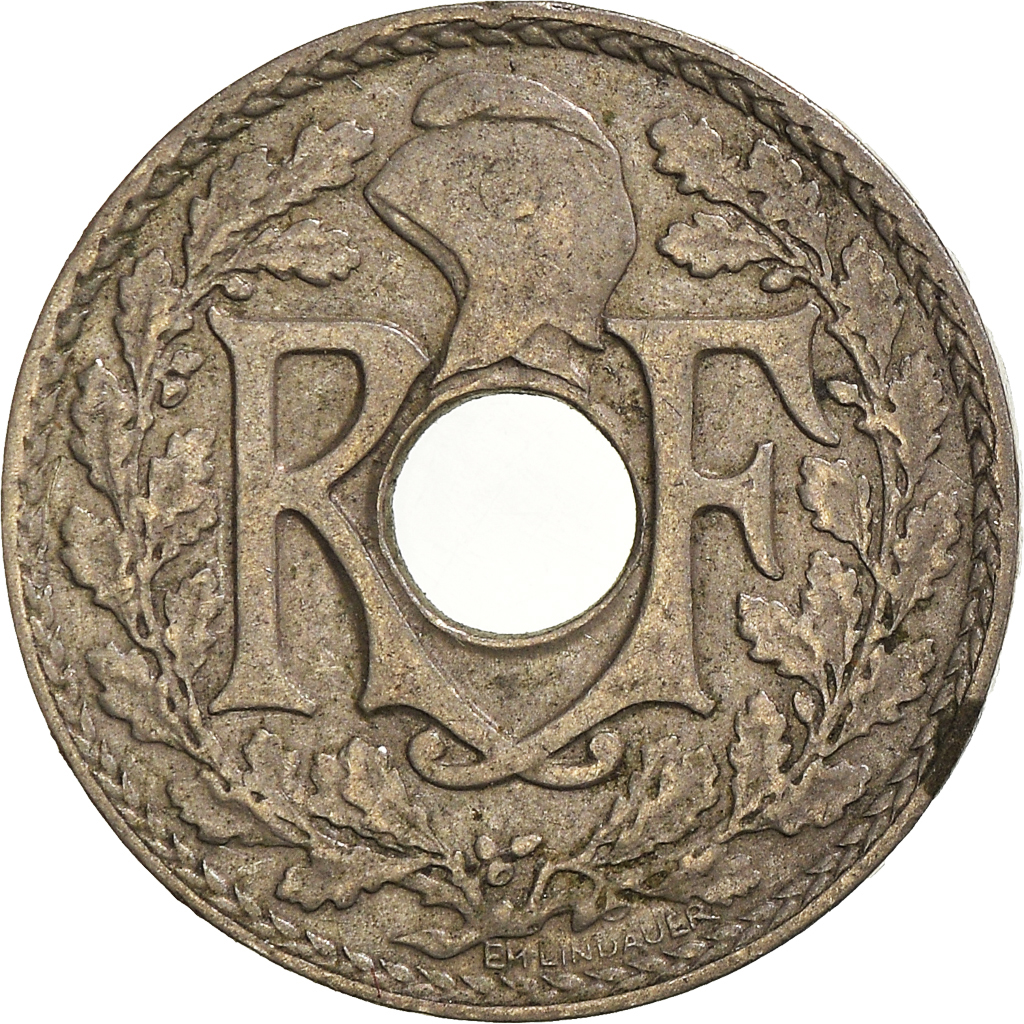 Moneda, Francia, 5 Centimes, 1934