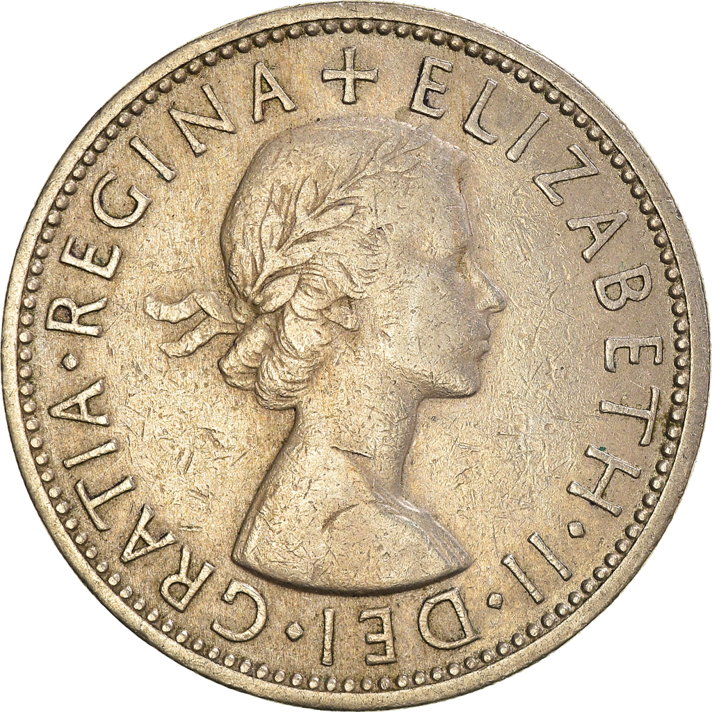 Moneda, Gran Bretaña, Florin, Two Shillings, 1960