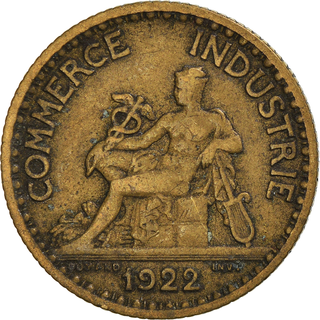 Moneda, Francia, Franc, 1922