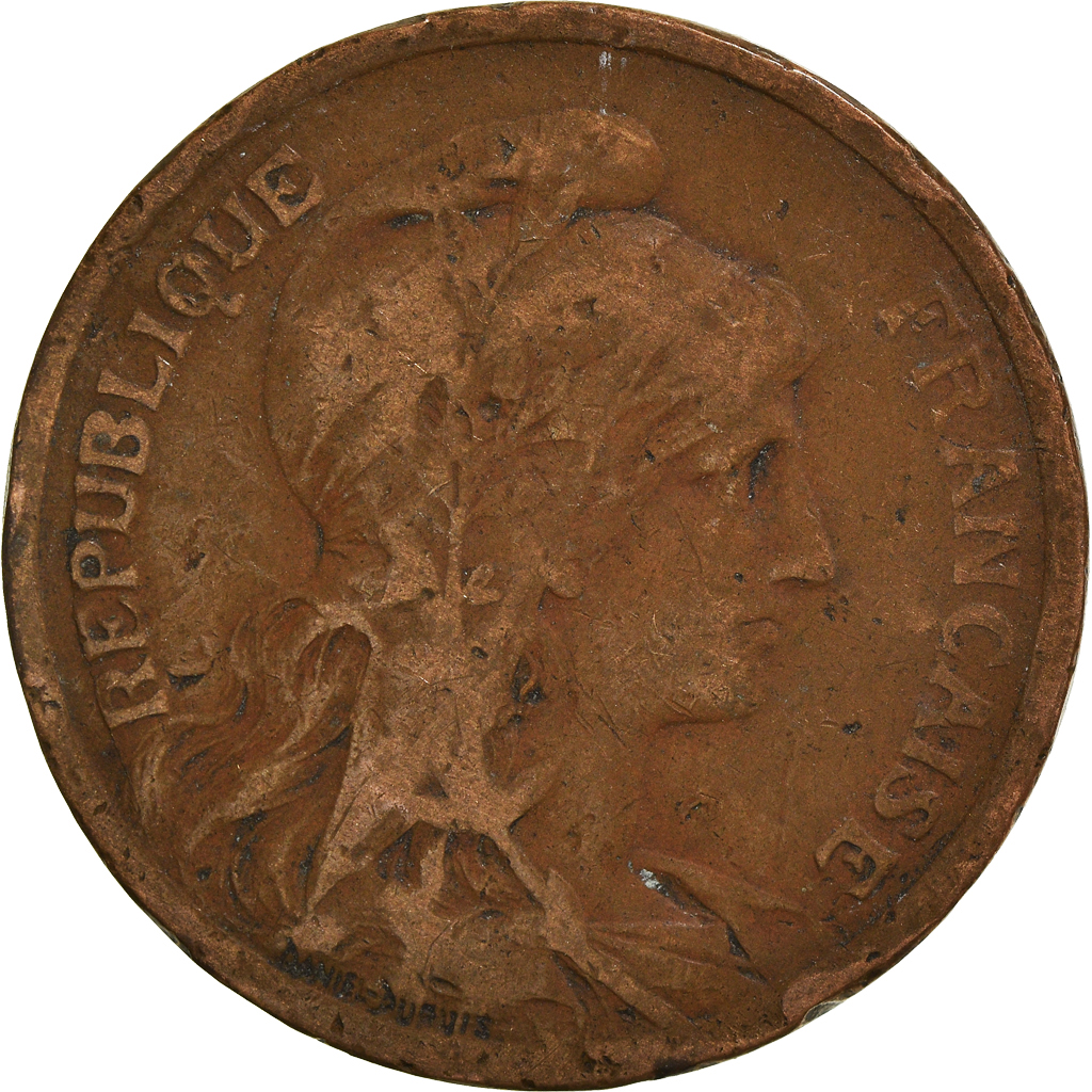 Moneda, Francia, 10 Centimes, 1917