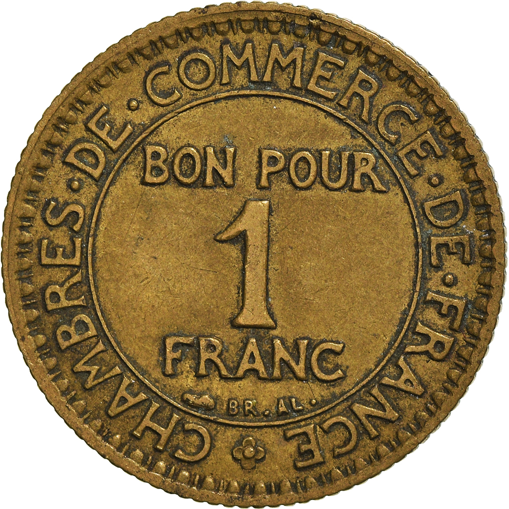 Moneda, Francia, Franc, 1923