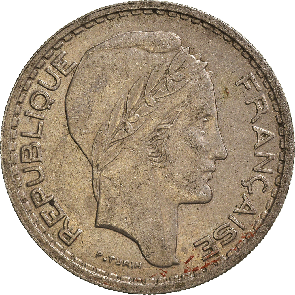 Moneda, Francia, 10 Francs, 1949