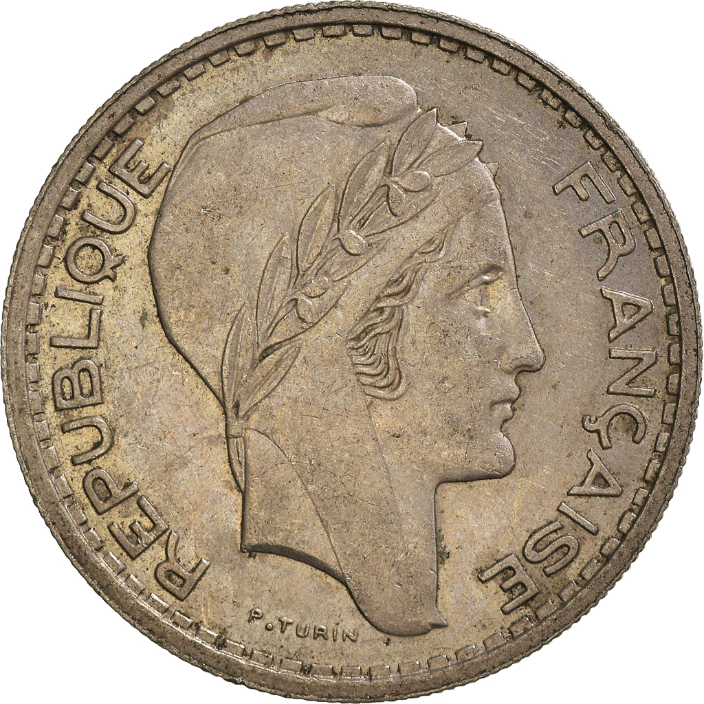 Moneda, Francia, 10 Francs, 1949